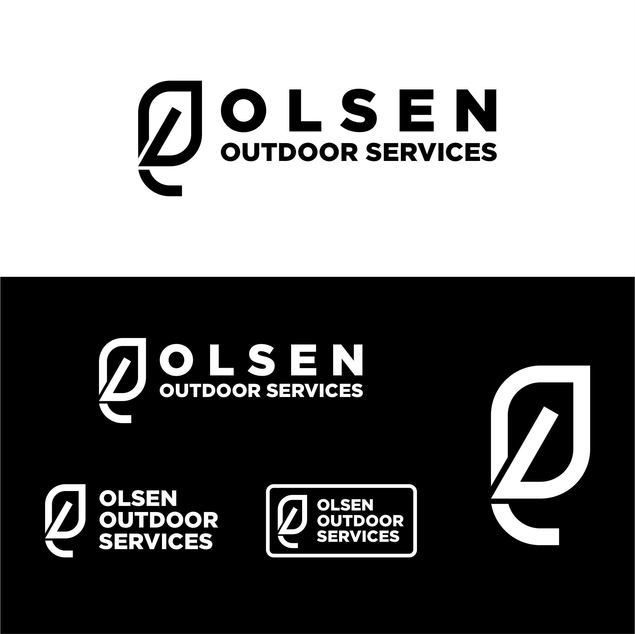 Logo Design by triadicart for Olsen Outdoor Services | Design #35538917