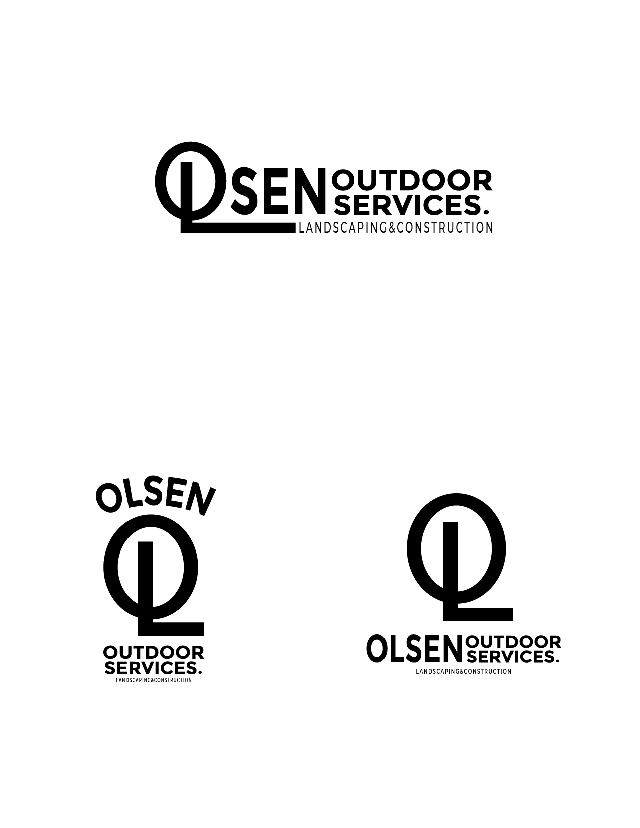 Logo Design by AIPPJUNE for Olsen Outdoor Services | Design #35542826