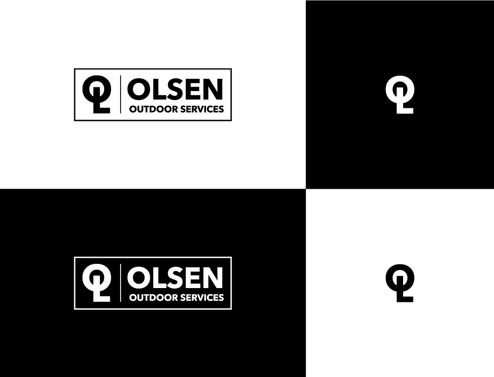Logo Design by Cre@8ive.Colors for Olsen Outdoor Services | Design #35528363