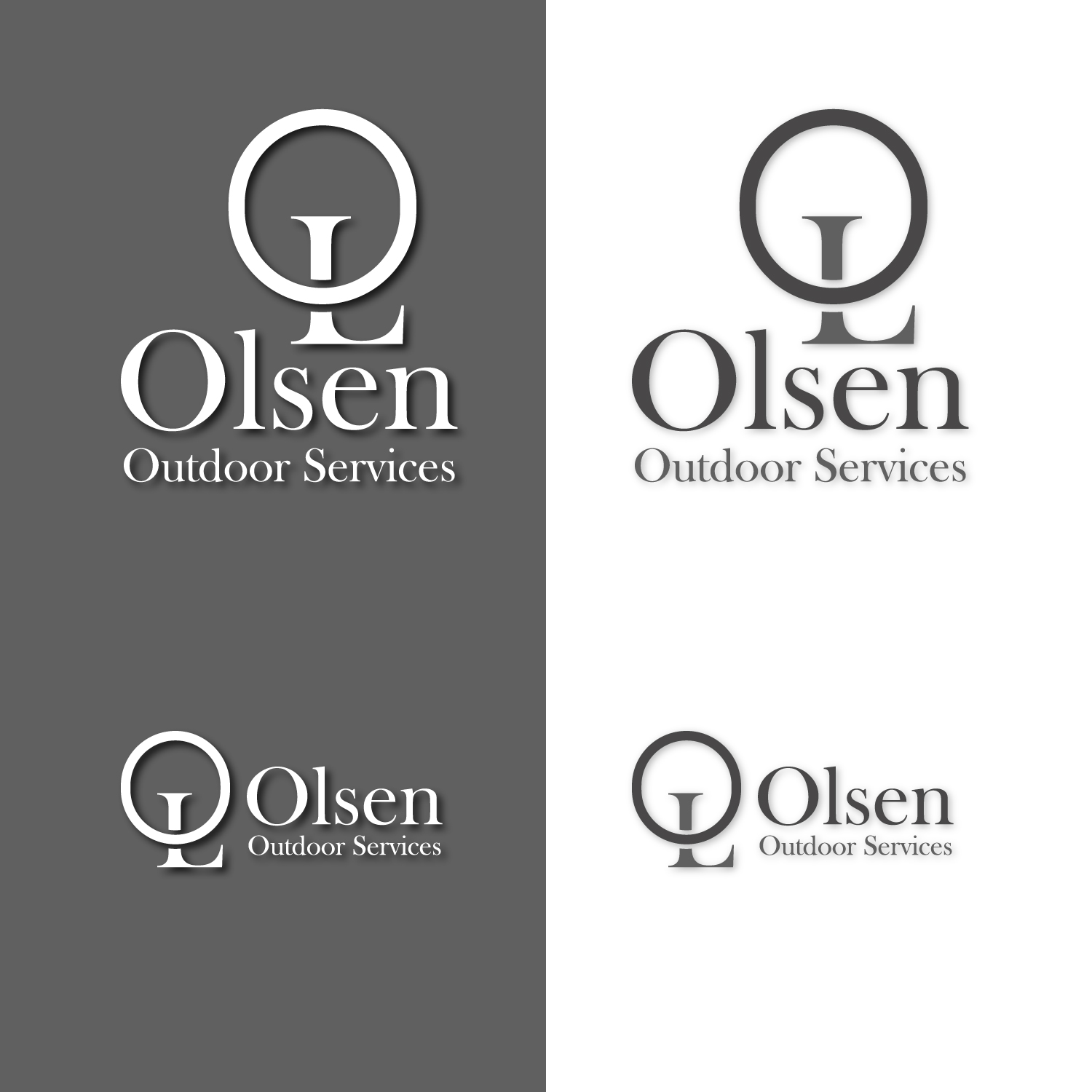 Logo Design by Pankaj Bordoloi for Olsen Outdoor Services | Design #35548987
