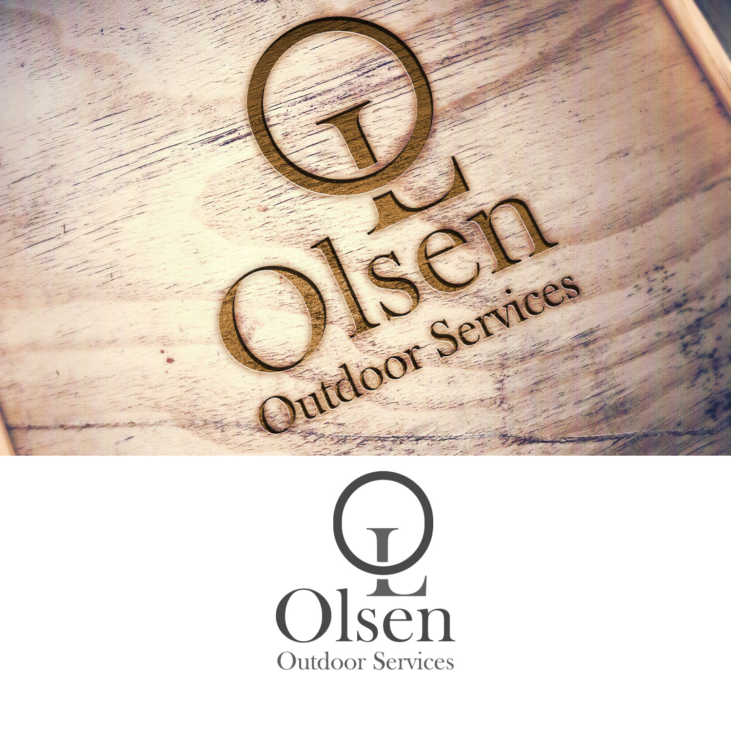 Logo Design by Pankaj Bordoloi for Olsen Outdoor Services | Design #35548989