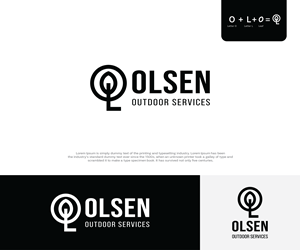 Logo Design by N M Designs for Olsen Outdoor Services | Design: #35568694