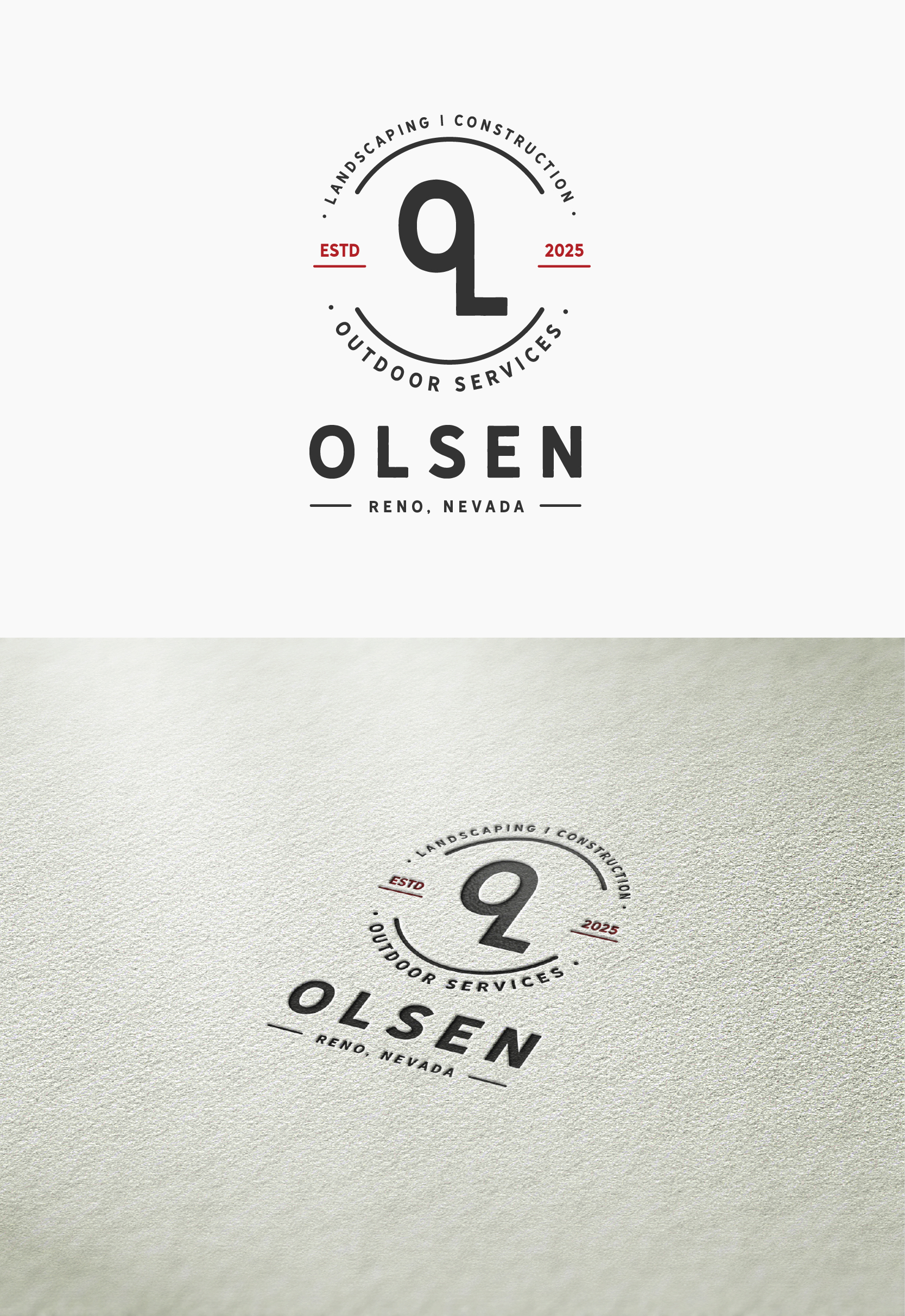 Logo Design by IMilenovic for Olsen Outdoor Services | Design #35527991