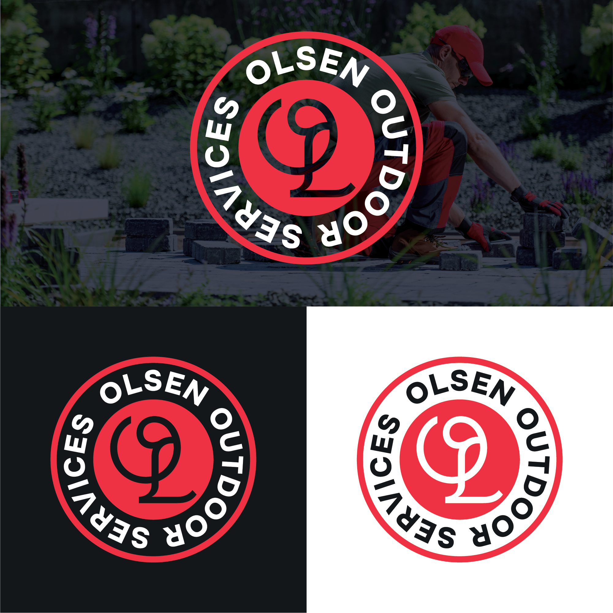 Logo Design by Bastinian for Olsen Outdoor Services | Design #35560240