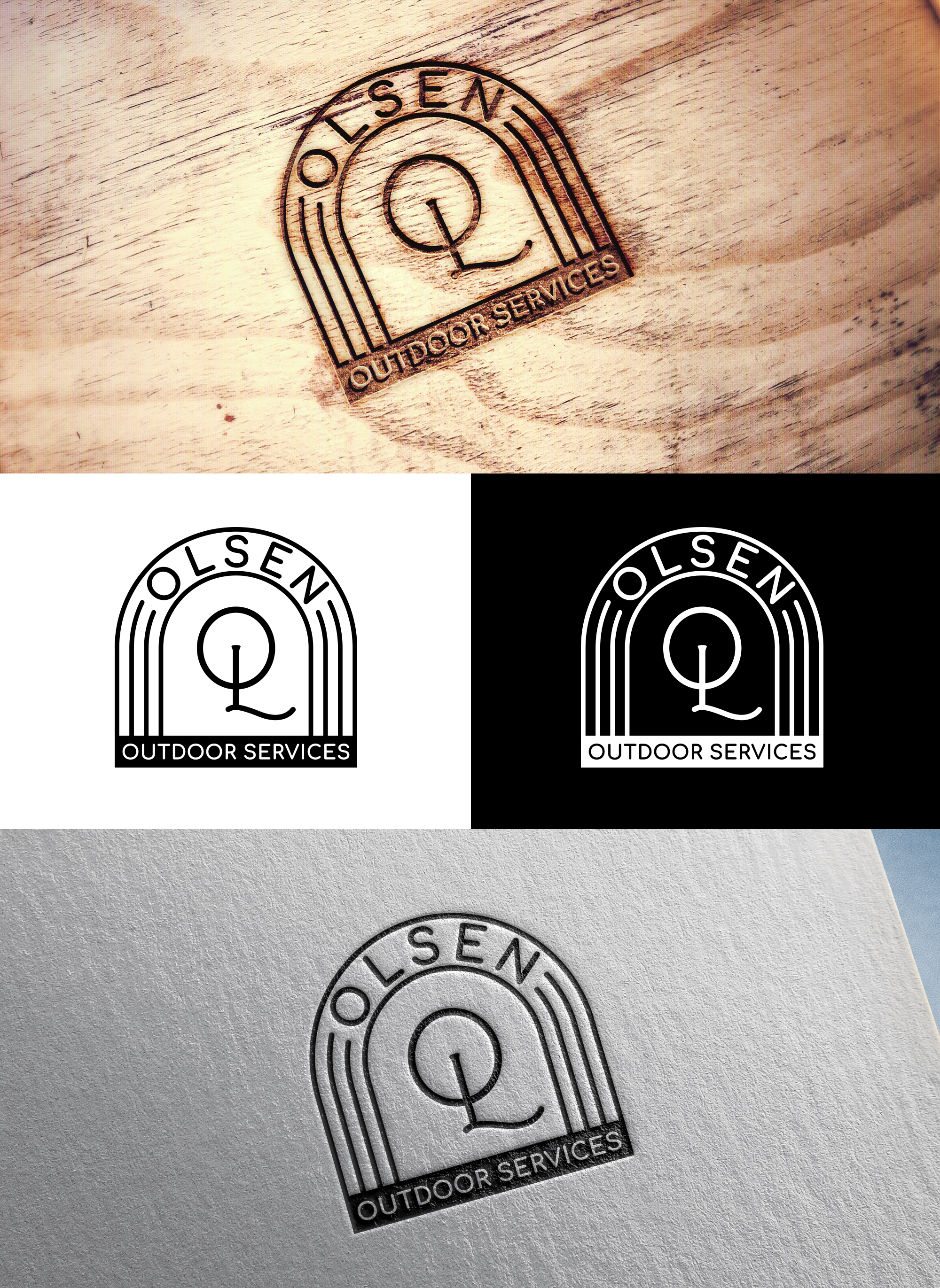 Logo Design by MarvinStudio for Olsen Outdoor Services | Design #35529489