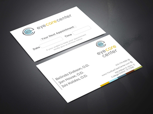 Business Card Design by Ashrafaraf for Eye Care Center | Design: #35556525