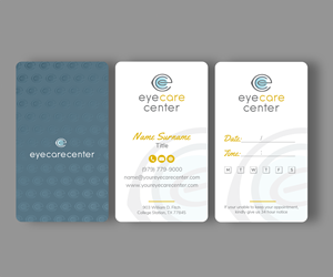 Business Card Design by Andrés Sebastián for Eye Care Center | Design: #35531239