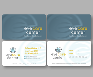 Business Card Design by Andrés Sebastián for Eye Care Center | Design: #35534354