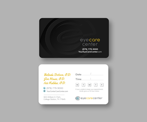 Business Card Design by Andrés Sebastián for Eye Care Center | Design: #35545140
