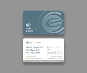 Business Card Design by Andrés Sebastián for Eye Care Center | Design: #35553744