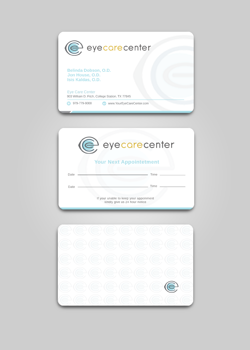 Business Card Design by Graphixpointt for Eye Care Center | Design #35528584