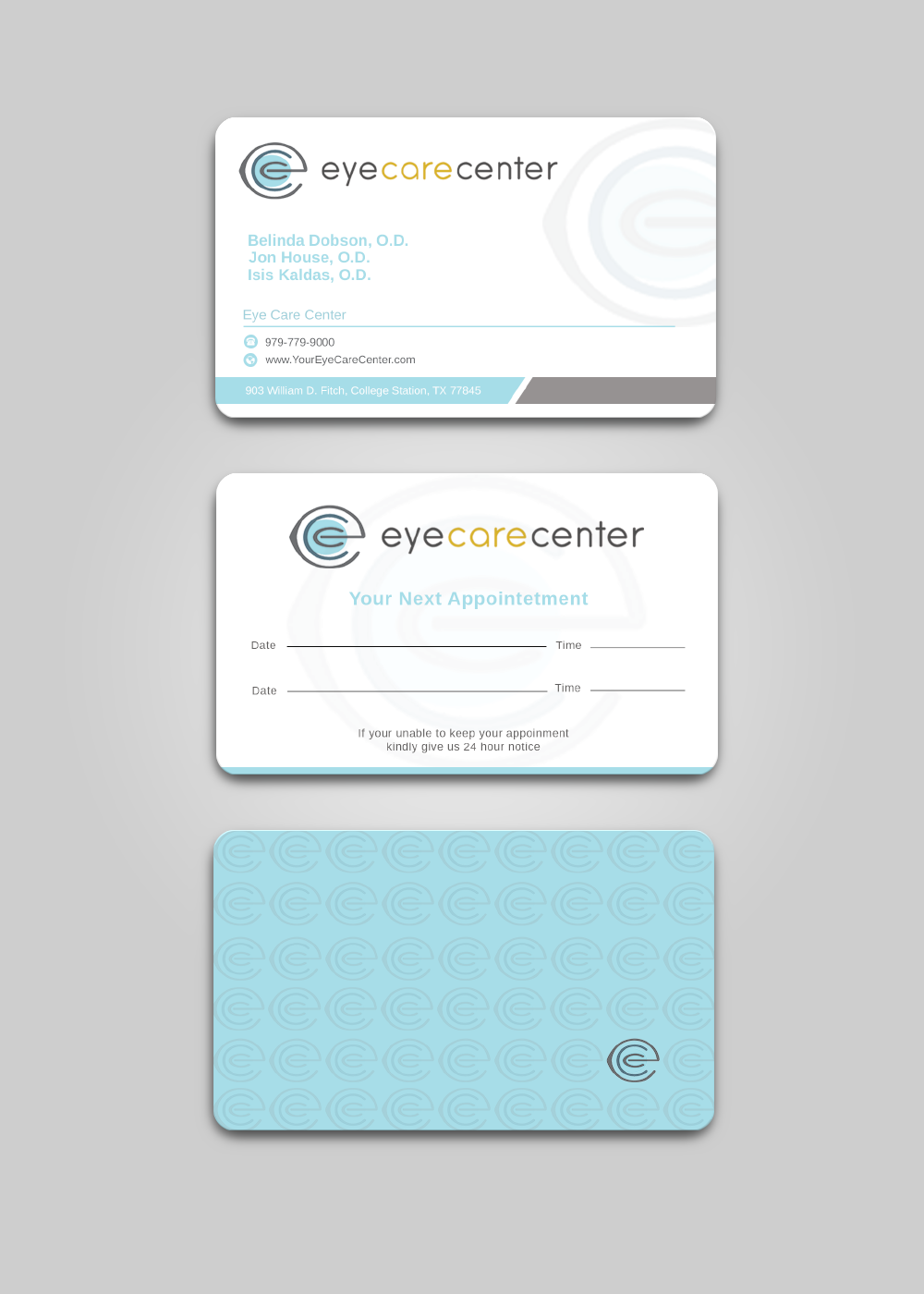 Diseño de Tarjeta de Presentación por Graphixpointt para Eye Care Center | Diseño #35528658