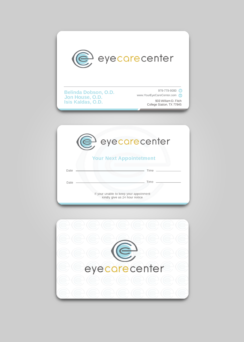 Diseño de Tarjeta de Presentación por Graphixpointt para Eye Care Center | Diseño #35528706
