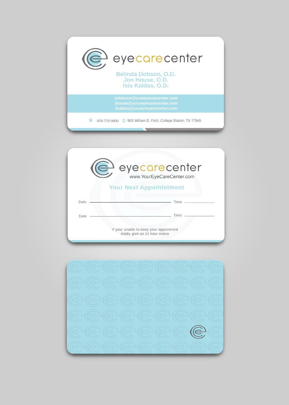 Diseño de Tarjeta de Presentación por Graphixpointt para Eye Care Center | Diseño #35528909