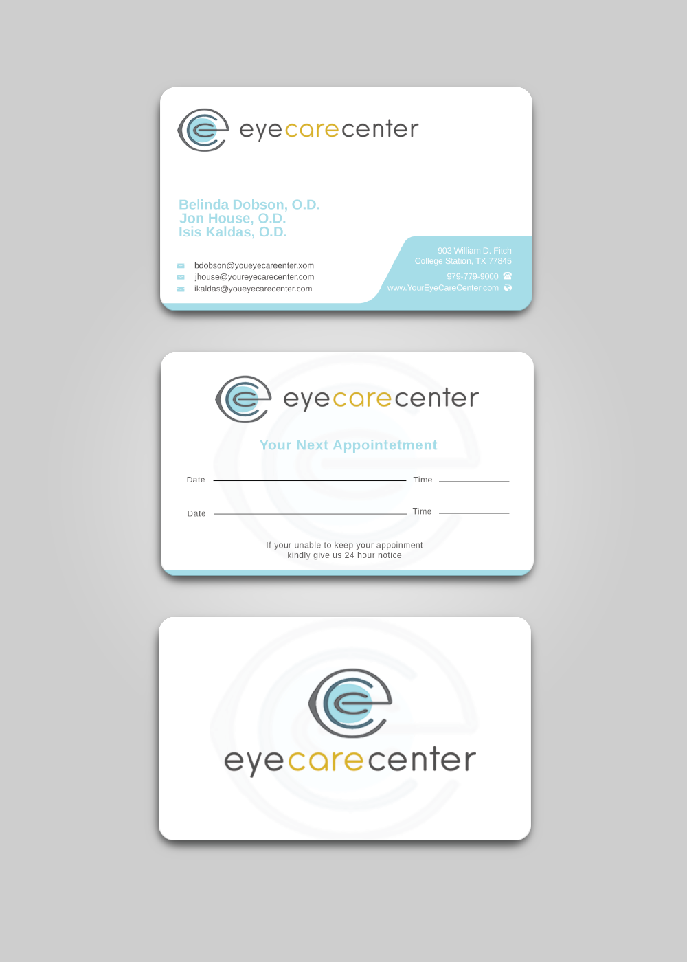 Business Card Design by Graphixpointt for Eye Care Center | Design #35528983