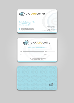 Business Card Design by Graphixpointt for Eye Care Center | Design: #35528984