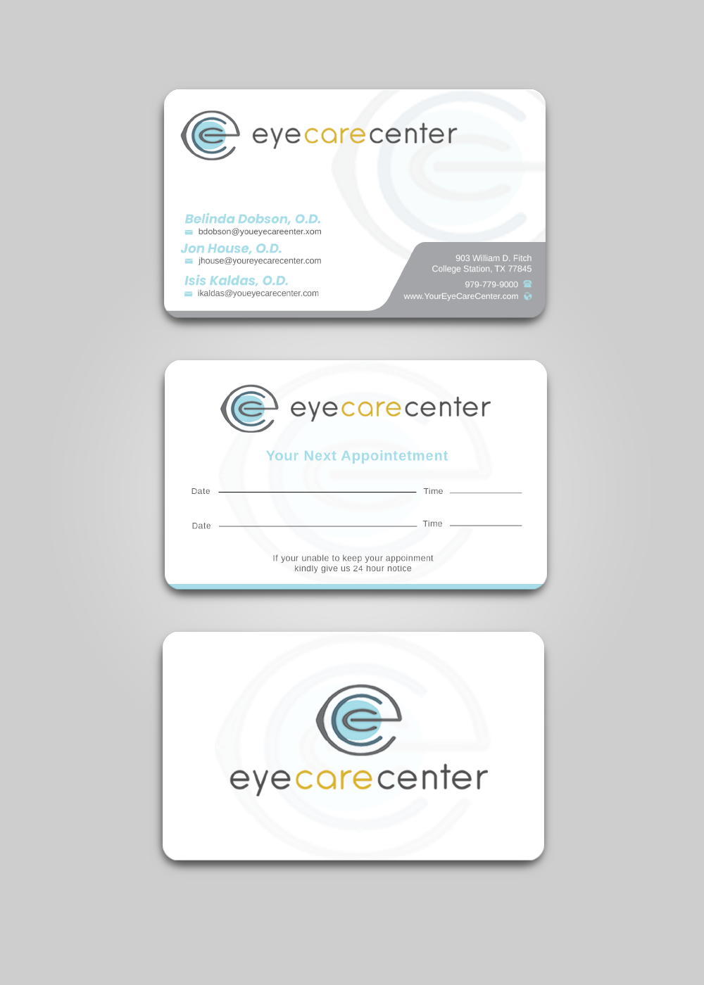 Diseño de Tarjeta de Presentación por Graphixpointt para Eye Care Center | Diseño #35529020
