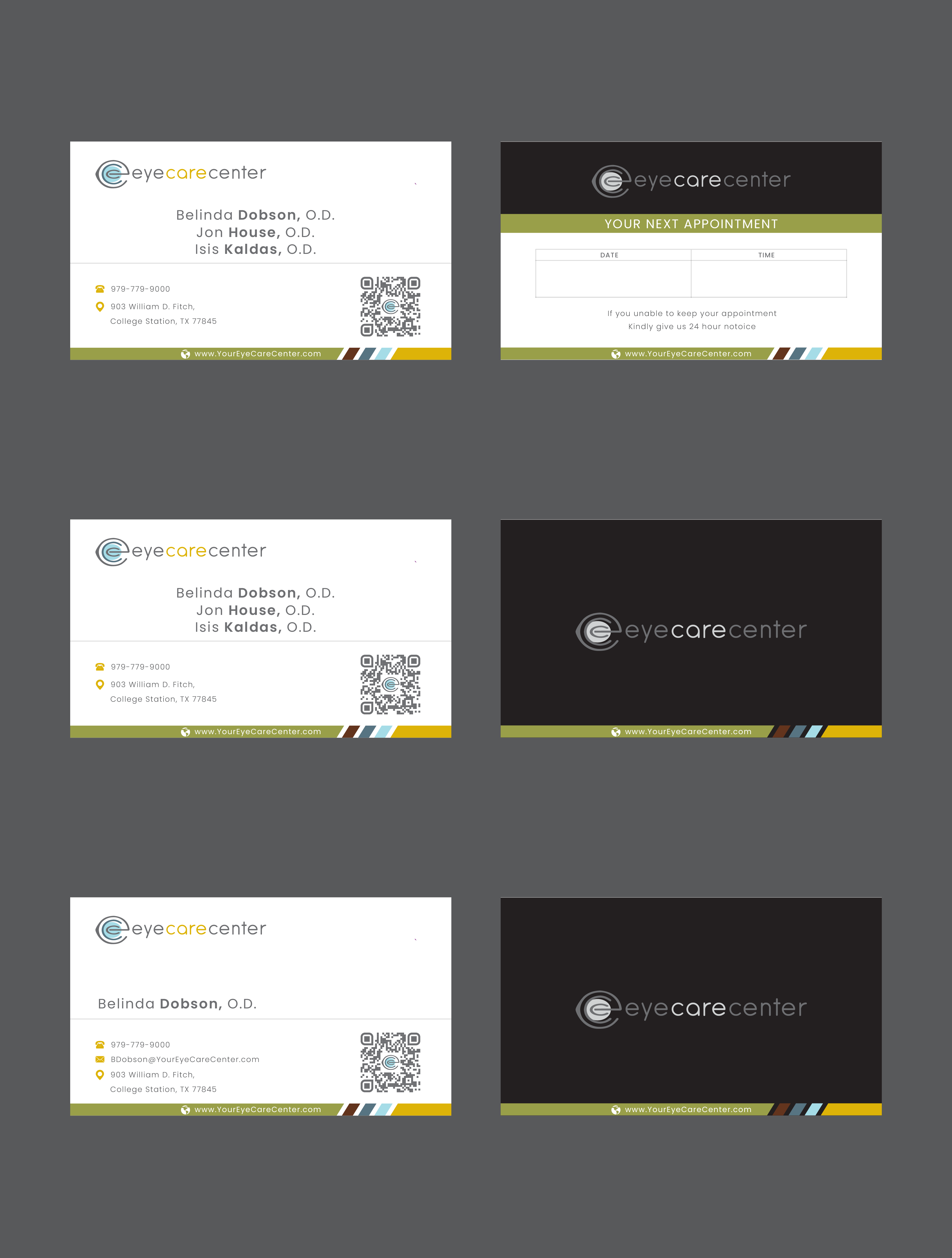 Business Card Design by TDAC for Eye Care Center | Design #35533146