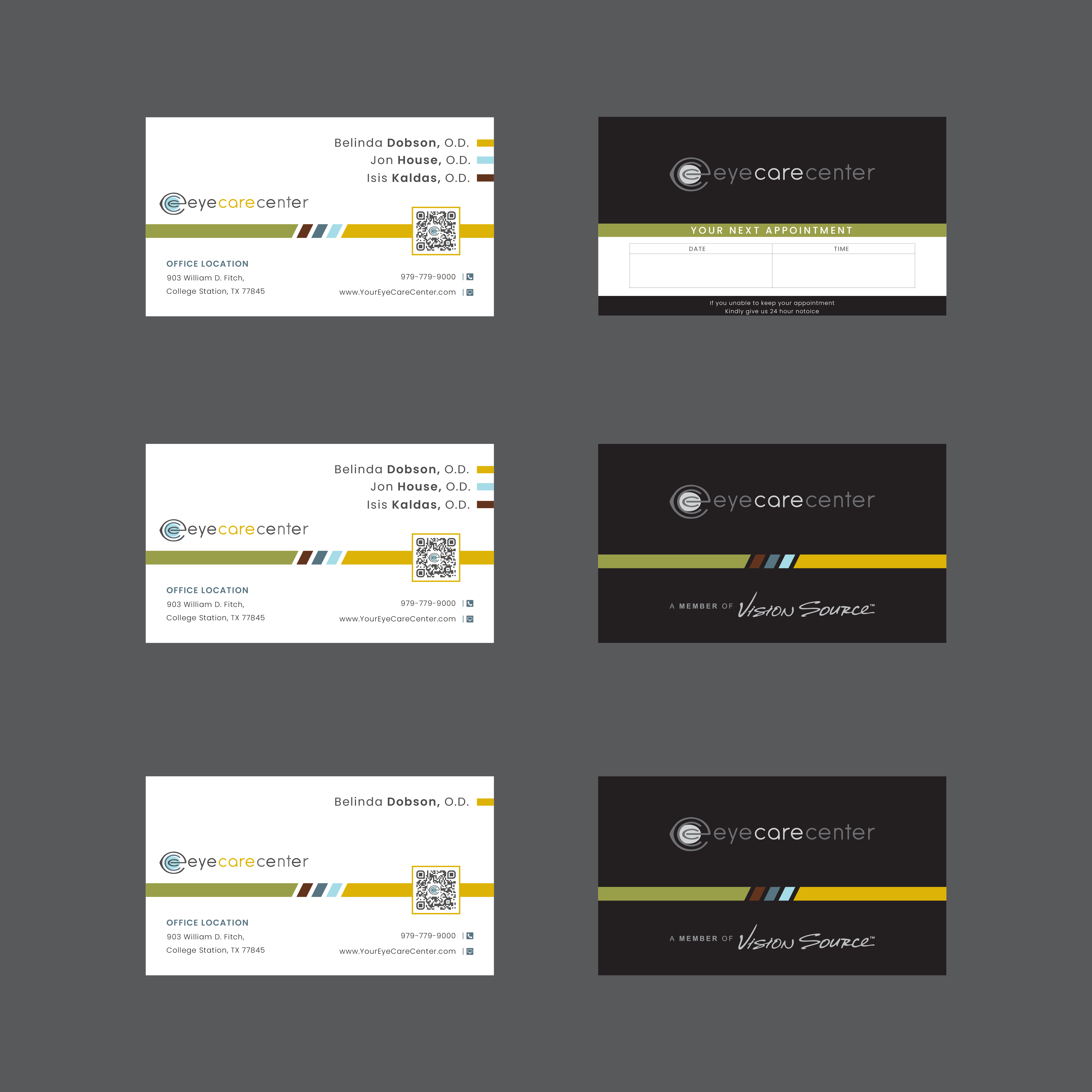 Diseño de Tarjeta de Presentación por TDAC para Eye Care Center | Diseño #35545677