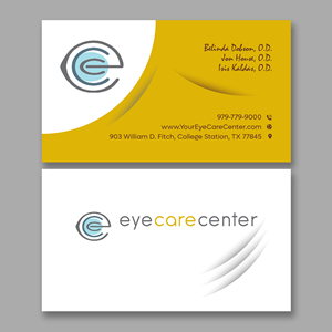 Business Card Design by YourLogoMaster for Eye Care Center | Design: #35546628