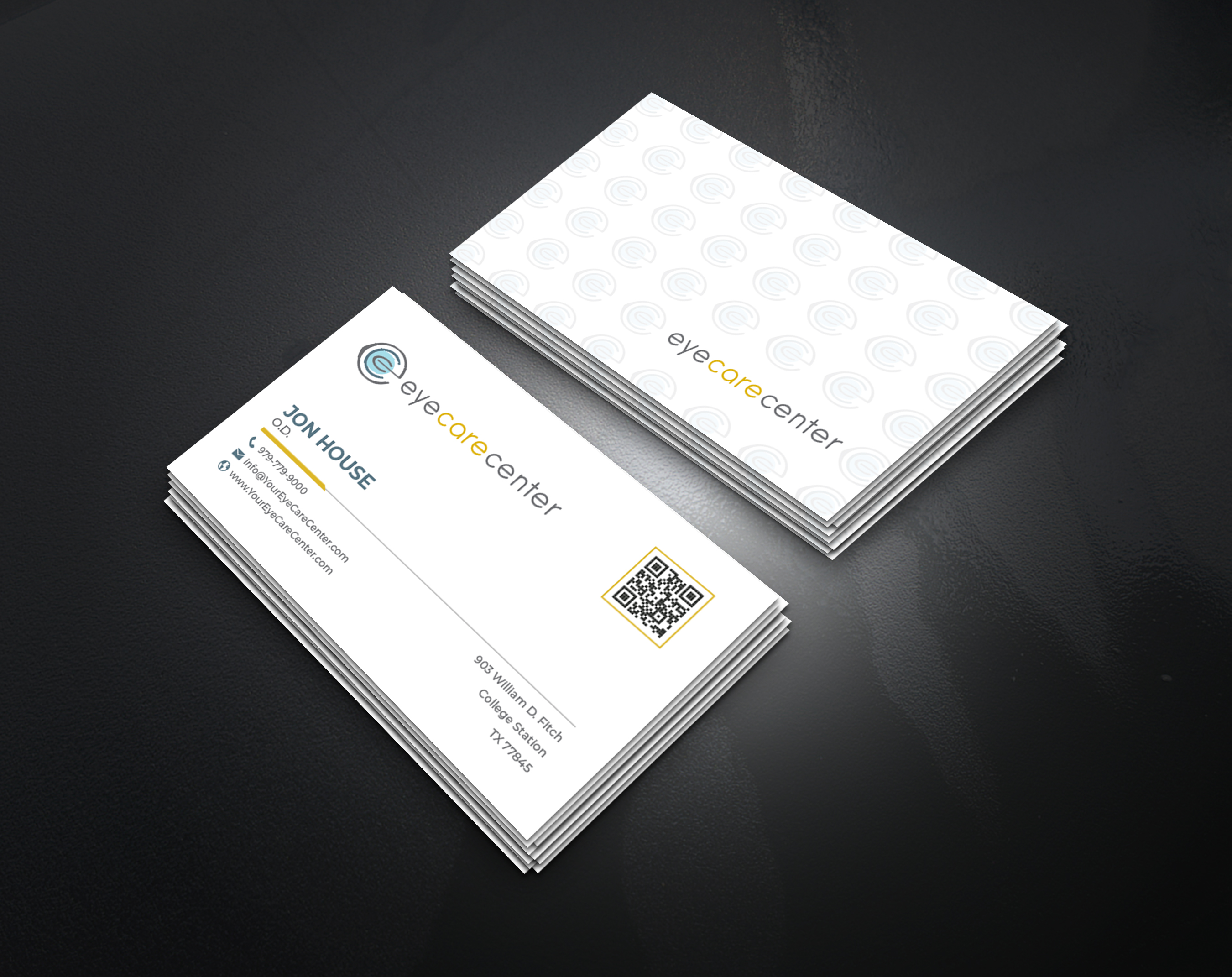 Business Card Design by artbitin for Eye Care Center | Design #35542471