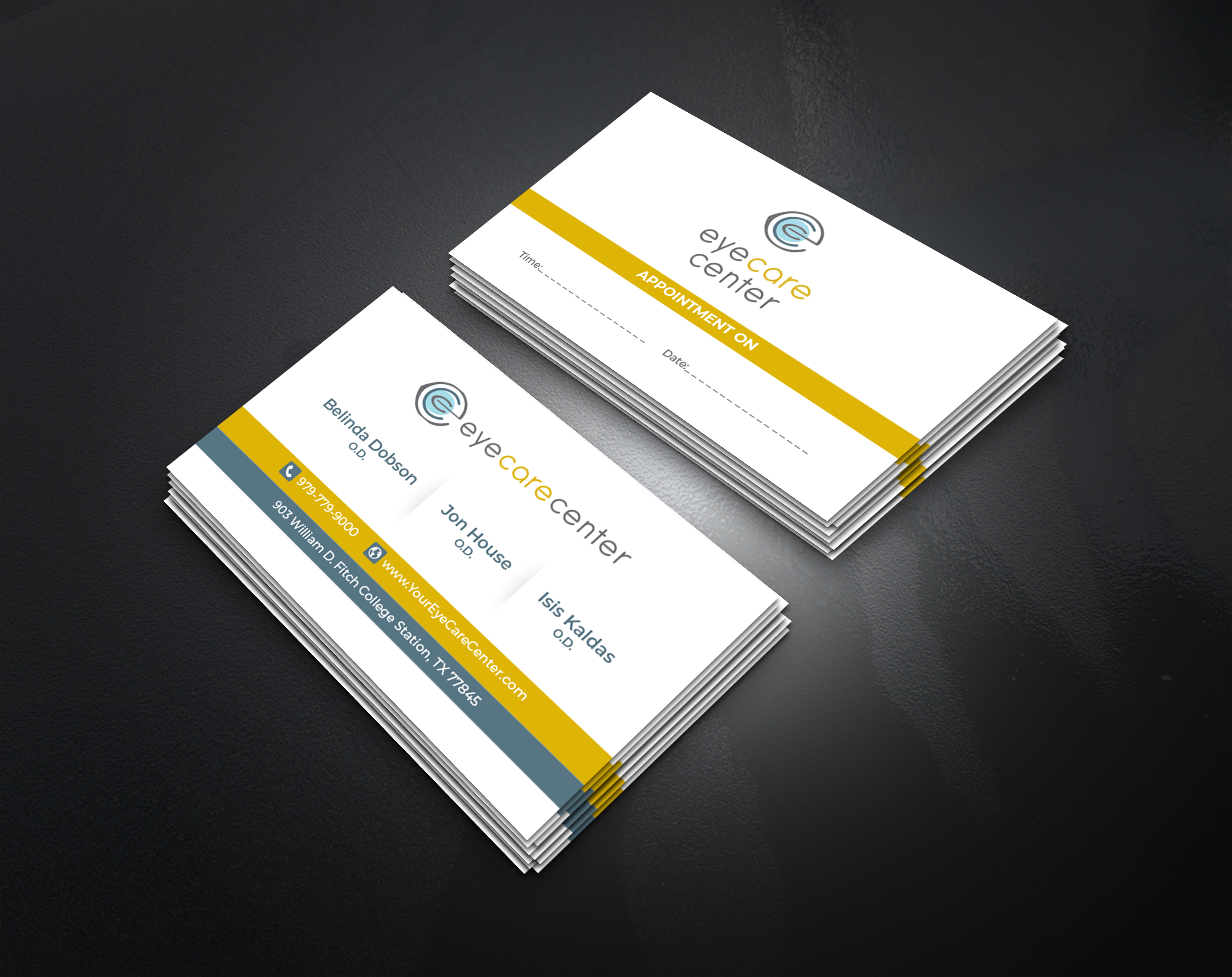 Business Card Design by artbitin for Eye Care Center | Design #35542472