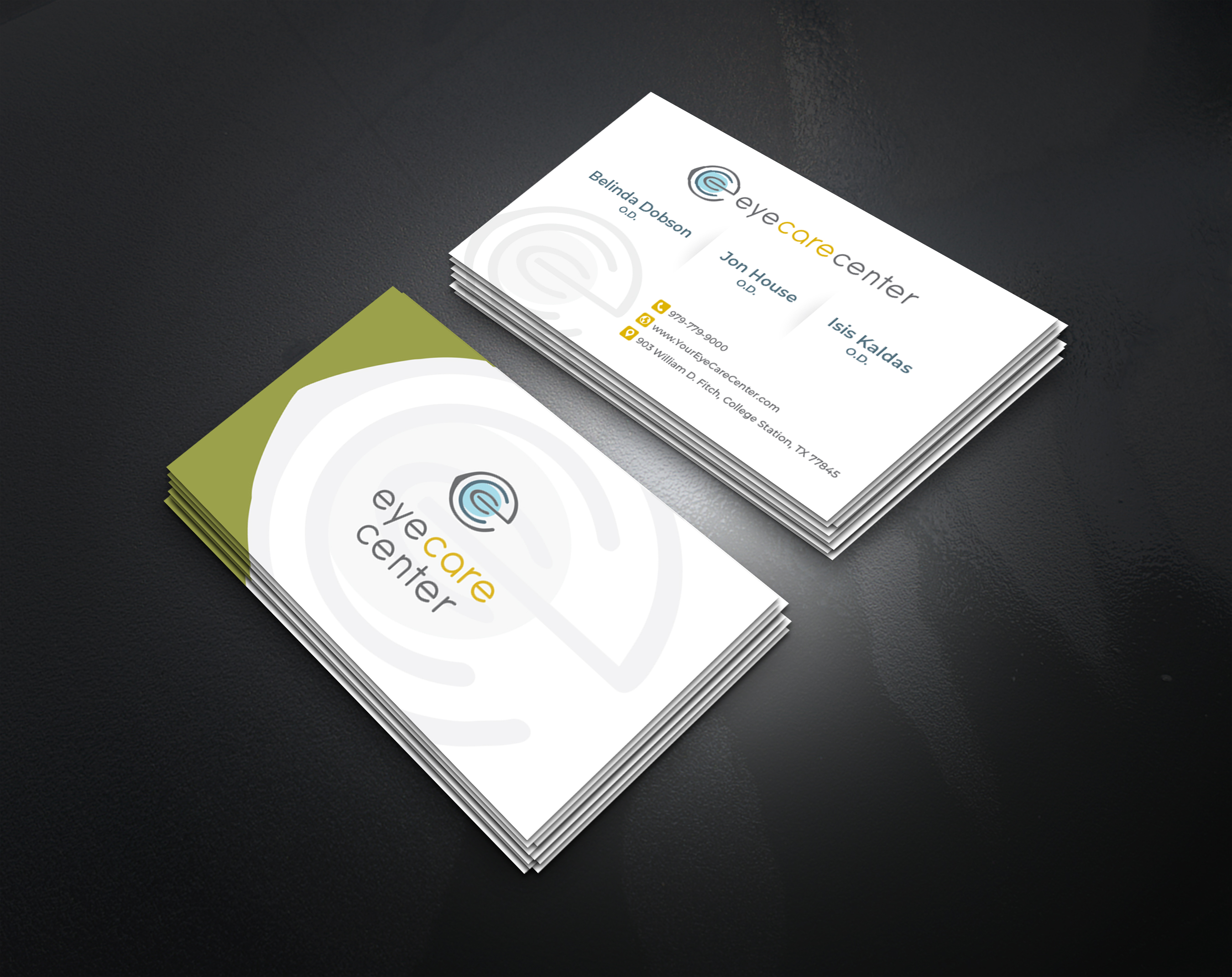 Business Card Design by artbitin for Eye Care Center | Design #35542473