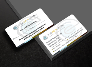 Diseño de Tarjeta de Presentación por designer1975 para Eye Care Center | Diseño: #35529542