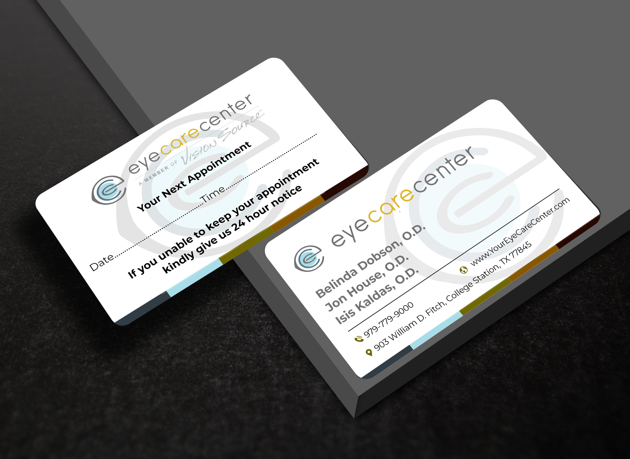 Visitenkarten-Design von designer1975 für Eye Care Center | Design #35529571