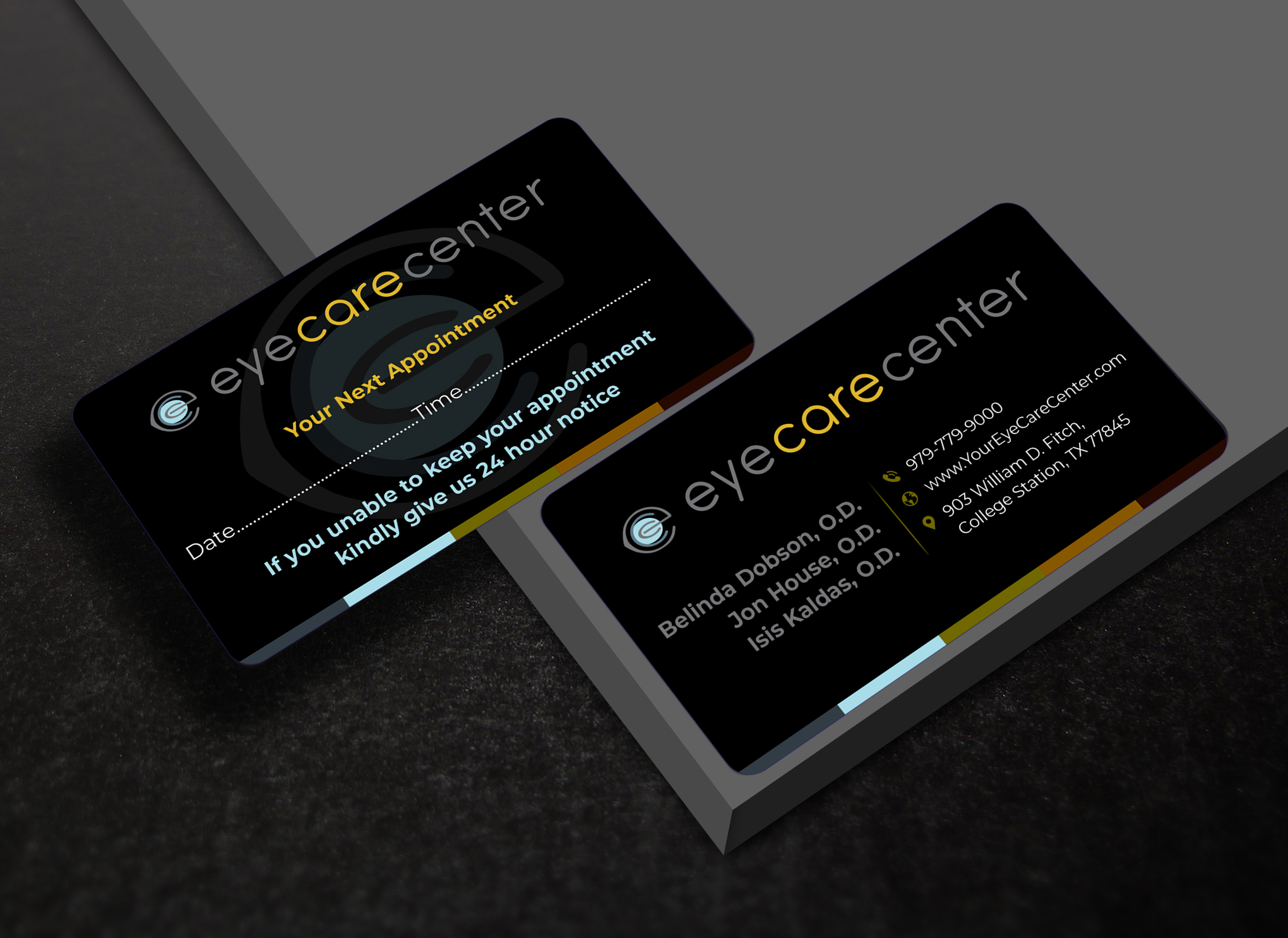 Business Card Design by freelancer75 for Eye Care Center | Design #35529686