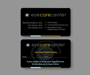 Visitenkarten-Design von designer1975 für Eye Care Center | Design: #35529712