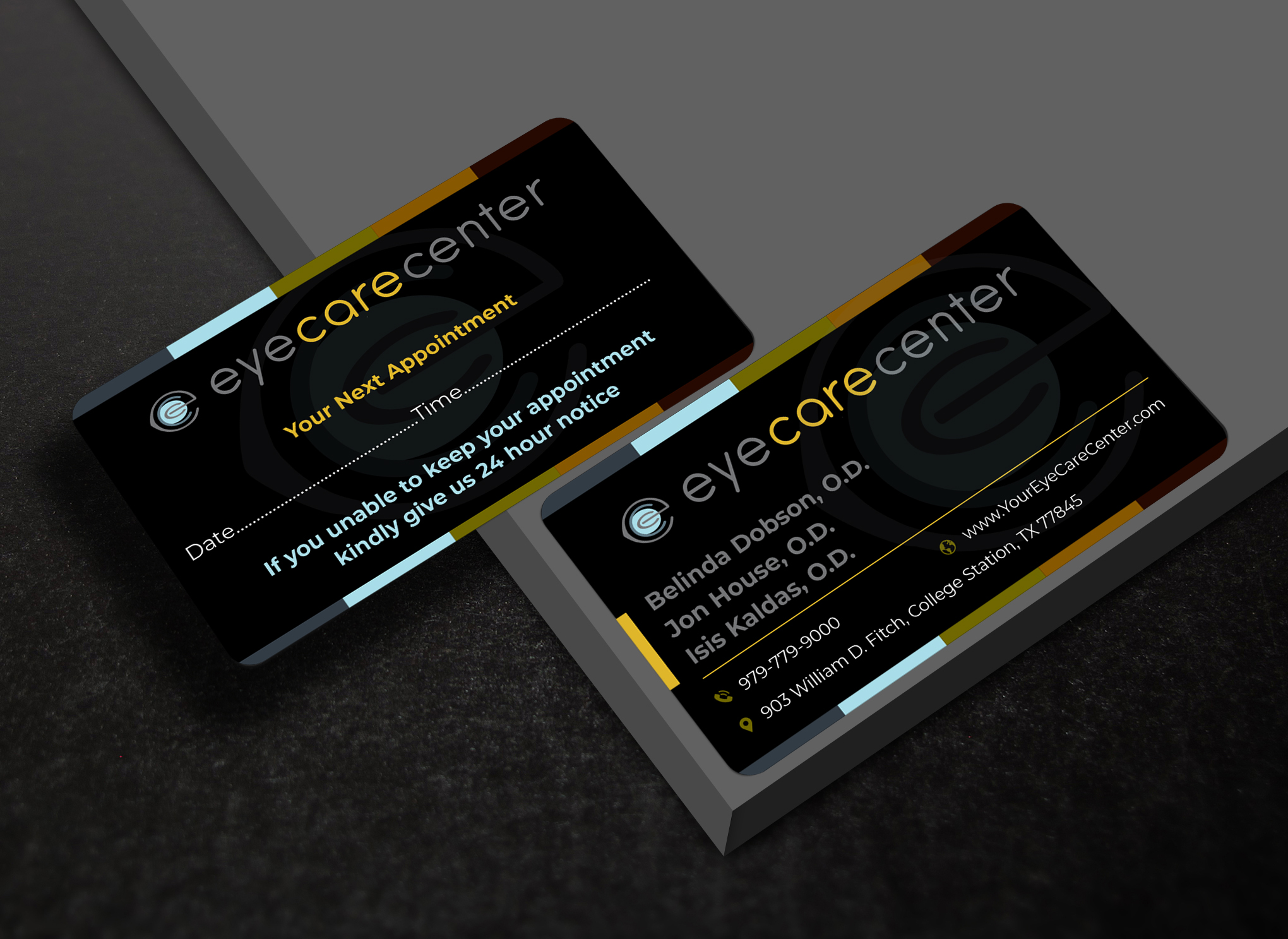 Business Card Design by designer1975 for Eye Care Center | Design #35532293
