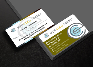 Visitenkarten-Design von designer1975 für Eye Care Center | Design: #35532414
