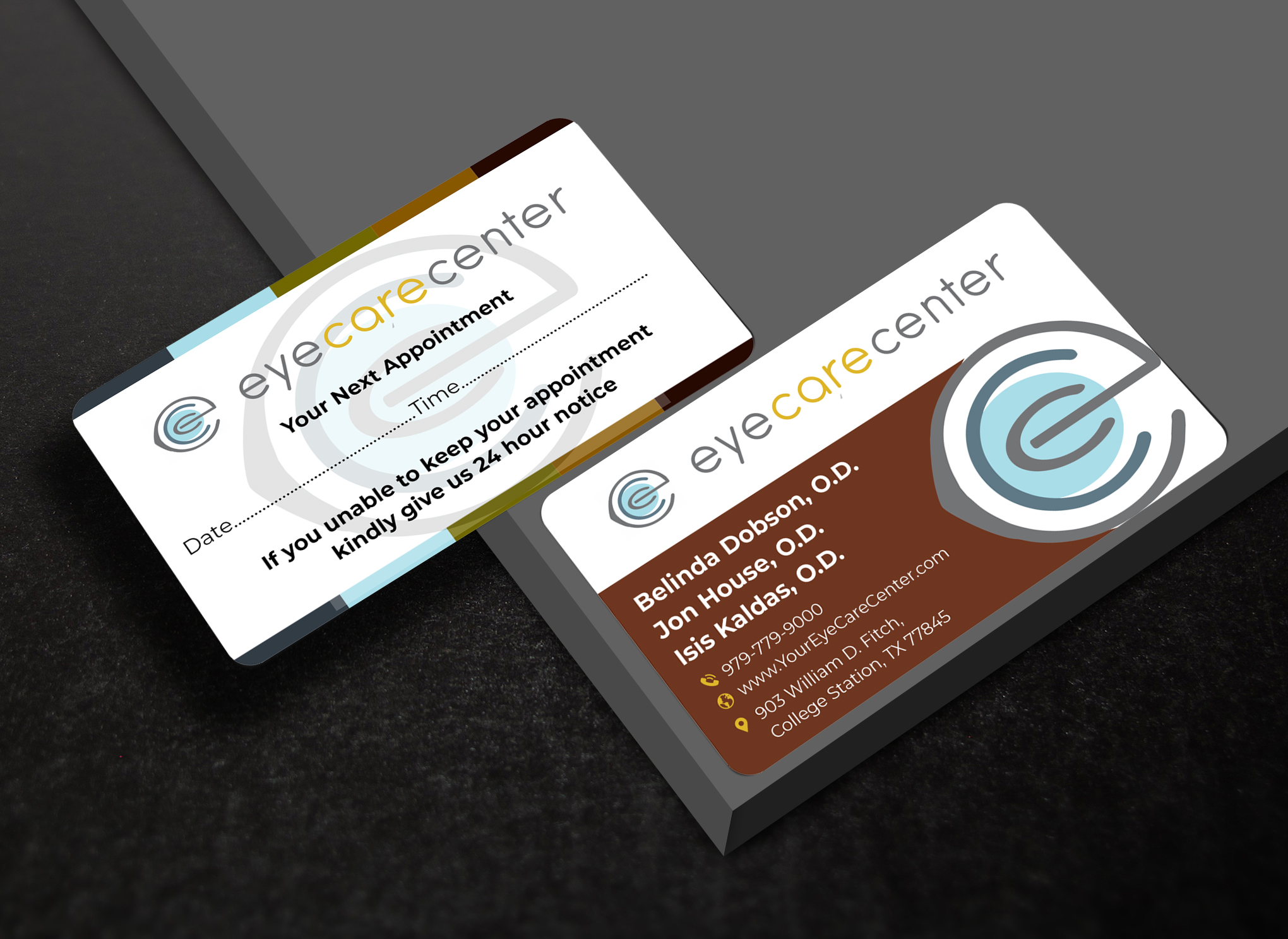 Business Card Design by designer1975 for Eye Care Center | Design #35532452