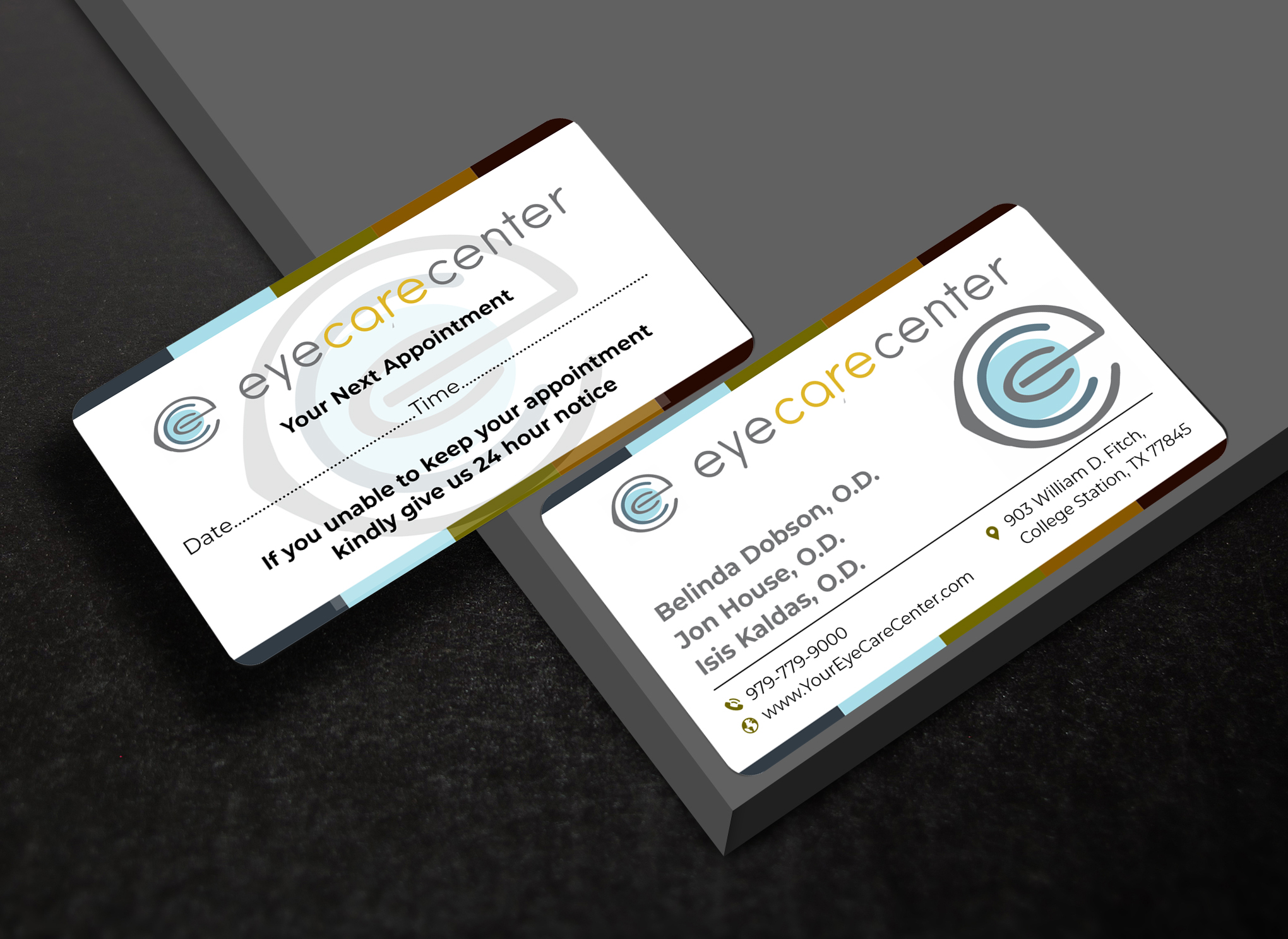 Visitenkarten-Design von designer1975 für Eye Care Center | Design #35532536