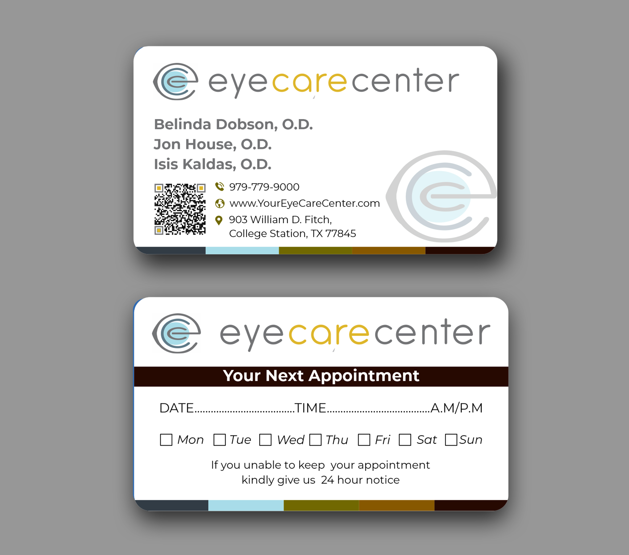 Business Card Design by designer1975 for Eye Care Center | Design #35558946