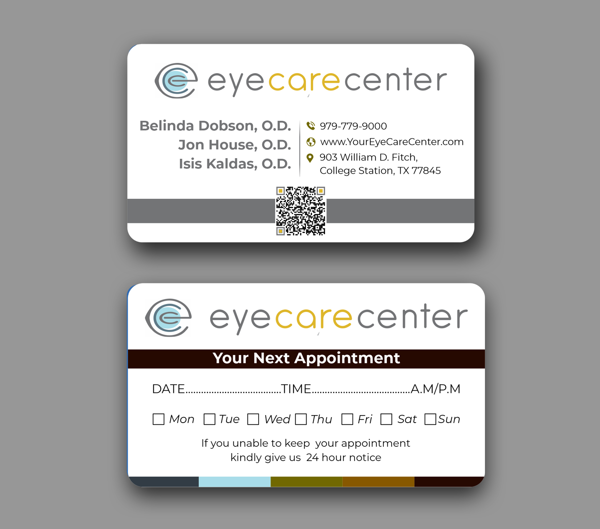 Visitenkarten-Design von designer1975 für Eye Care Center | Design #35559101
