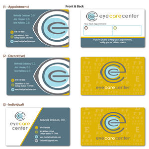 Diseño de Tarjeta de Presentación por Pixelideas para Eye Care Center | Diseño: #35578568