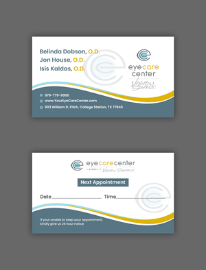 Design de Carte de Visite par debdesign pour Eye Care Center | Design : #35565265