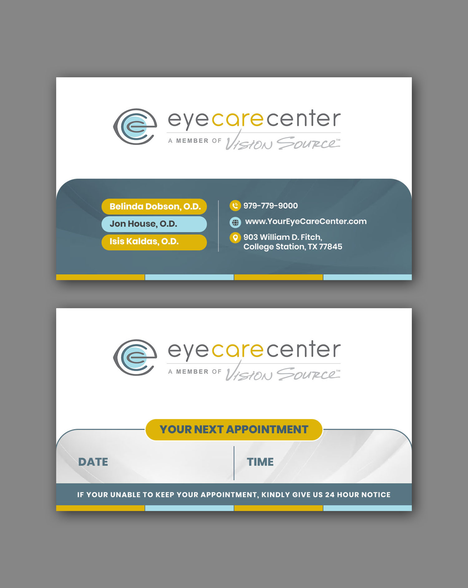 Design de Carte de Visite par debdesign pour Eye Care Center | Design #35566110