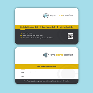 Business Card Design by nathanaelpeter for Eye Care Center | Design: #35560692