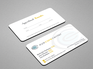 Business Card Design by Creations Box 2015 for Eye Care Center | Design: #35532917