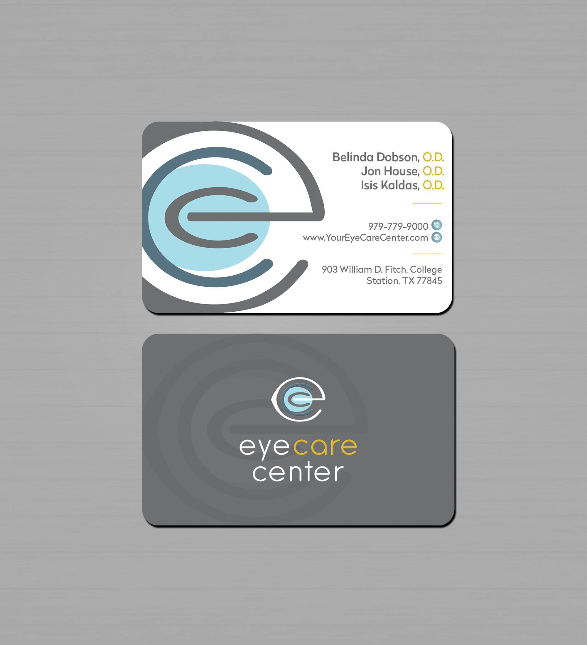 Visitenkarten-Design von Creations Box 2015 für Eye Care Center | Design #35532923