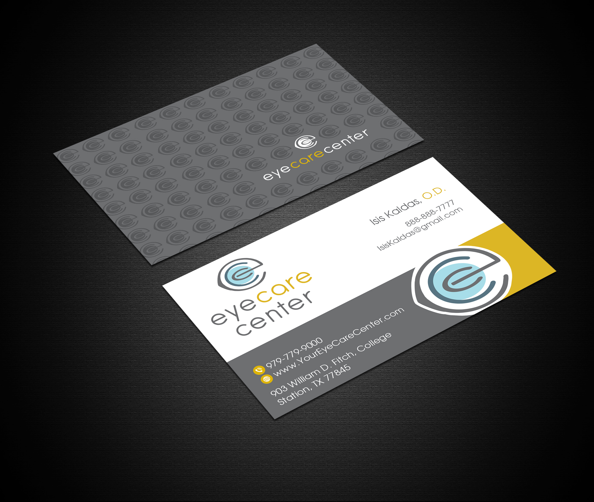 Business Card Design by Creations Box 2015 for Eye Care Center | Design #35675753