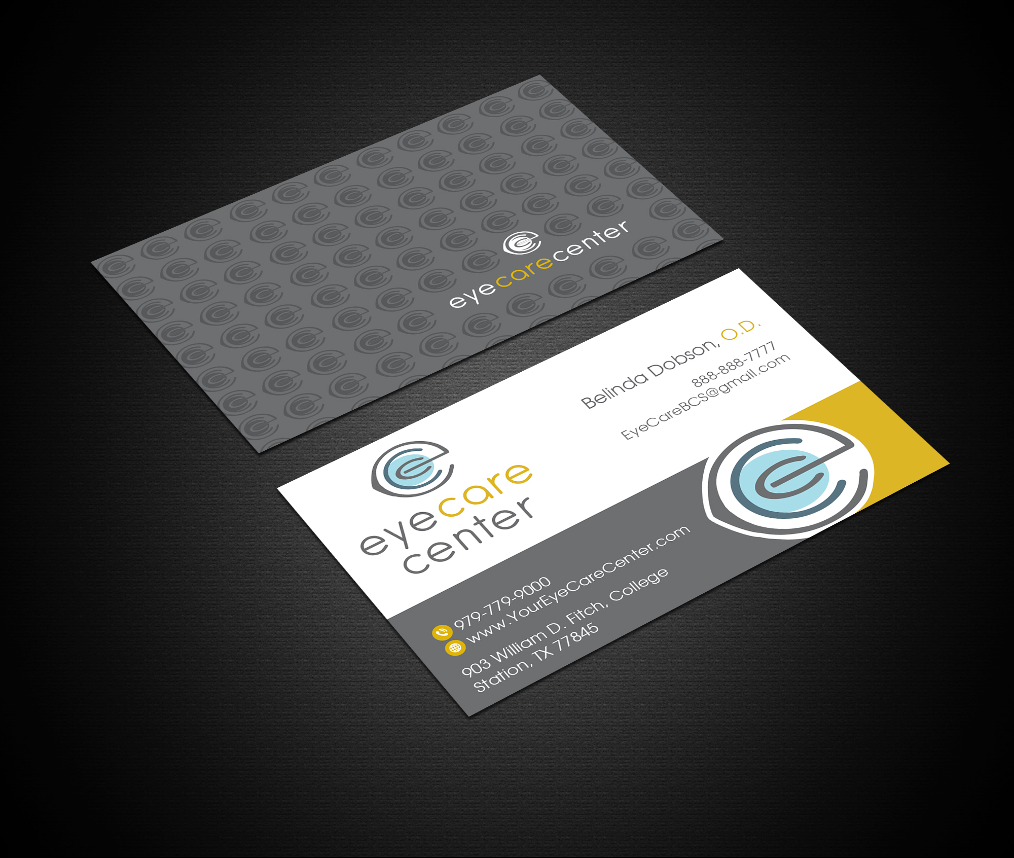 Business Card Design by Creations Box 2015 for Eye Care Center | Design #35675756