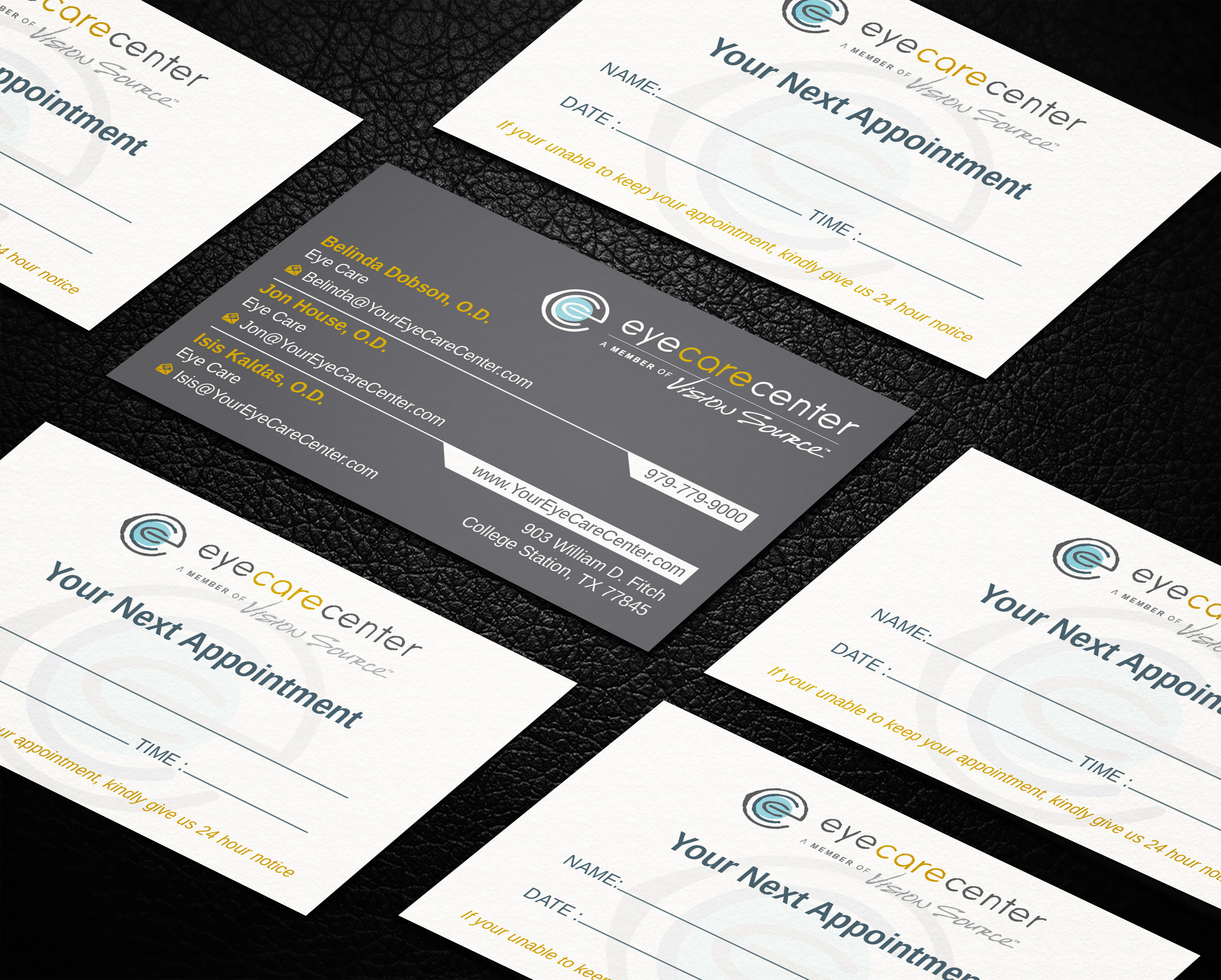 Business Card Design by LAXMI DESIGNHUB for Eye Care Center | Design #35542659