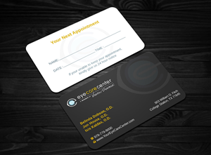 Business Card Design by LAXMI DESIGNHUB for Eye Care Center | Design: #35556145