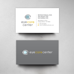 Business Card Design by chandrayaan.creative for Eye Care Center | Design: #35533388