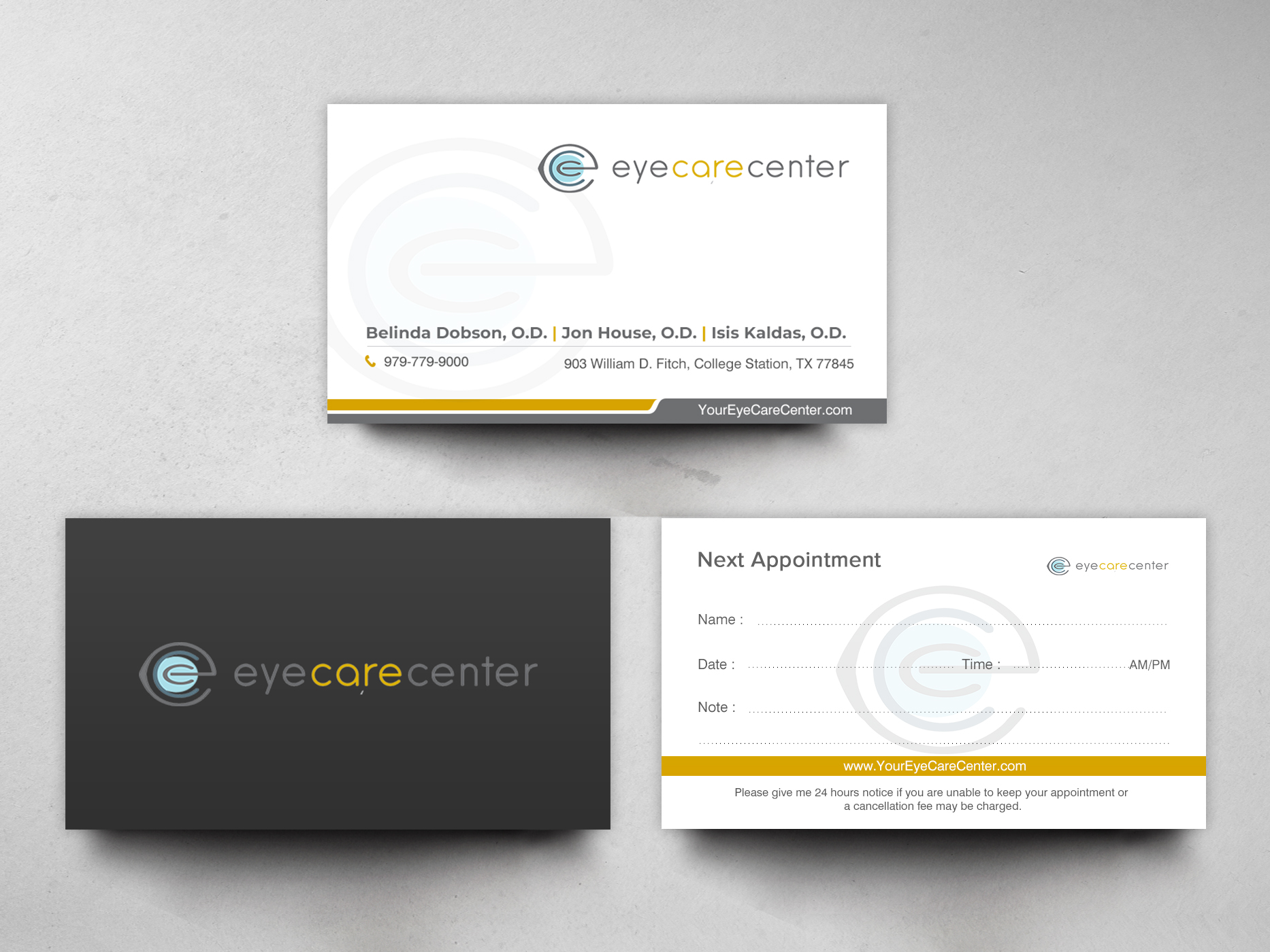 Business Card Design by chandrayaan.creative for Eye Care Center | Design #35544175