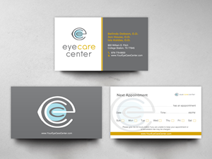 Business Card Design by chandrayaan.creative for Eye Care Center | Design: #35544186